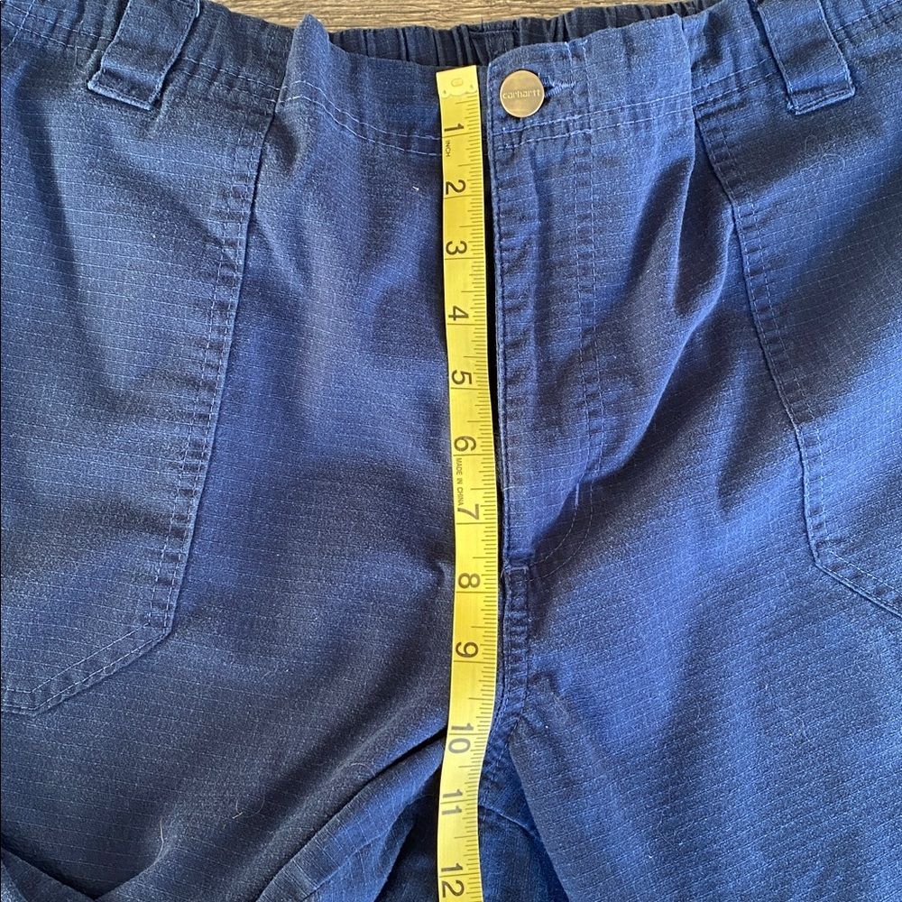 Carhartt Men's Navy Cargo Pants XL Lightweight Textured Hiking Outdoor Vacation - Picture 11 of 12